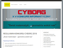 Tablet Screenshot of cyborg.zst-ostrow.edu.pl